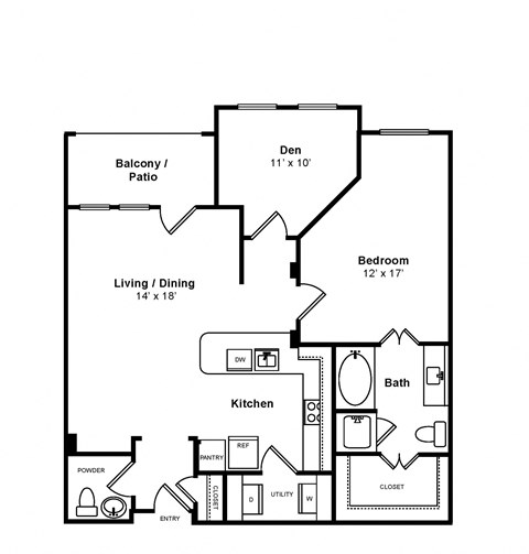 Buena Vista Floor Plan at The Monterey by Windsor